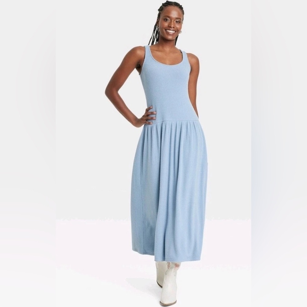 Universal Thread Light Blue Maxi Dress